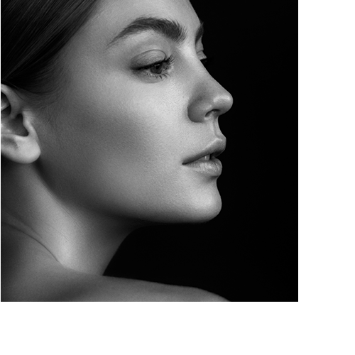 девушка со здоровой кожей лица